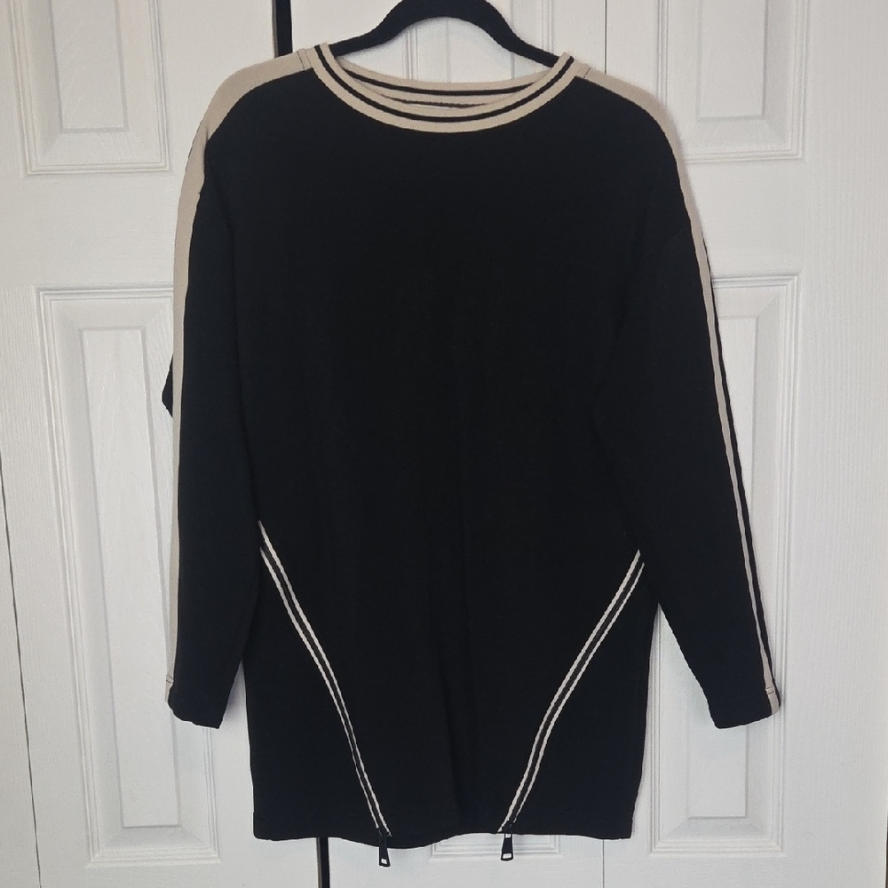 Black and Cream Women's Tunic